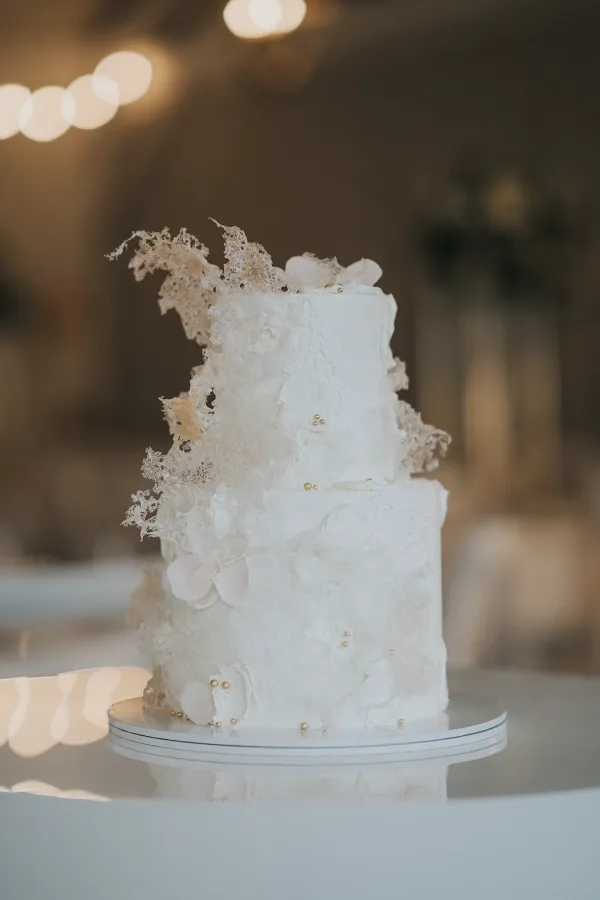 Beautiful Textured Wedding Cake
