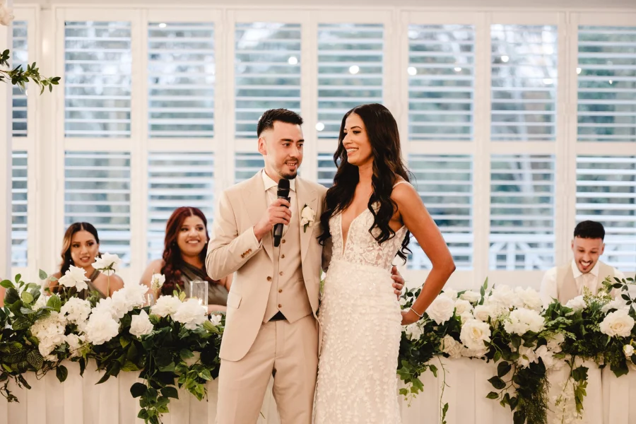 Bridal Table Speeches Wedding Reception