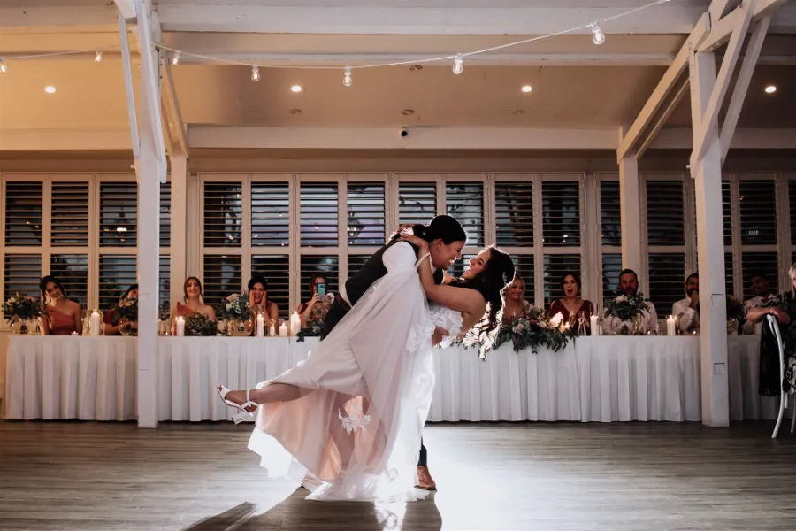 Wedding Venue Night Time First Dance
