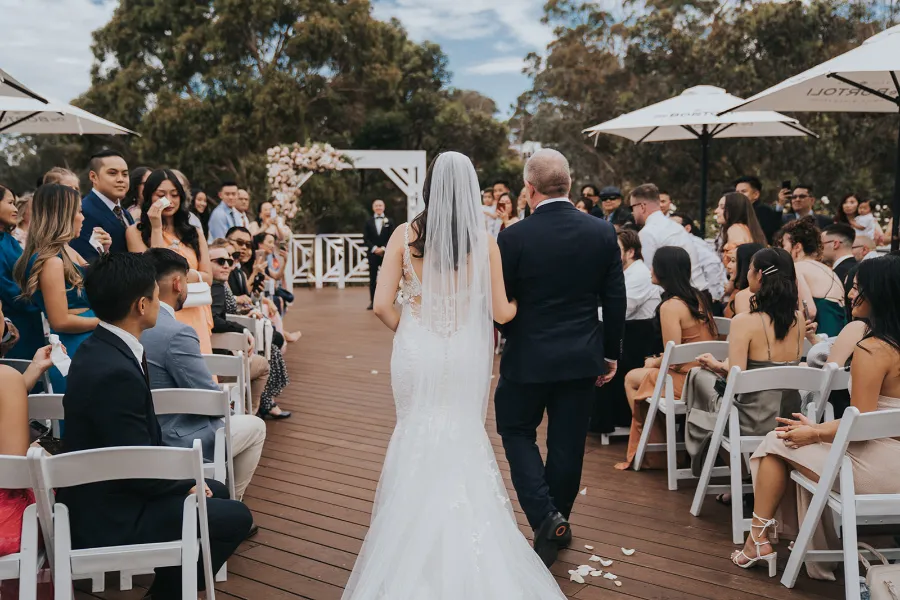Bride Walking Down Aisle