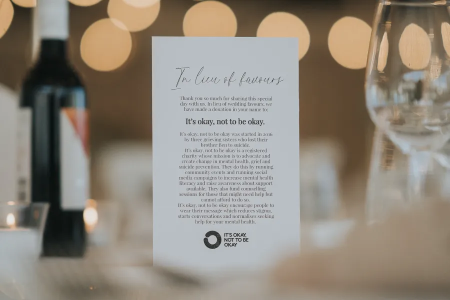 Donation Bonbonniere