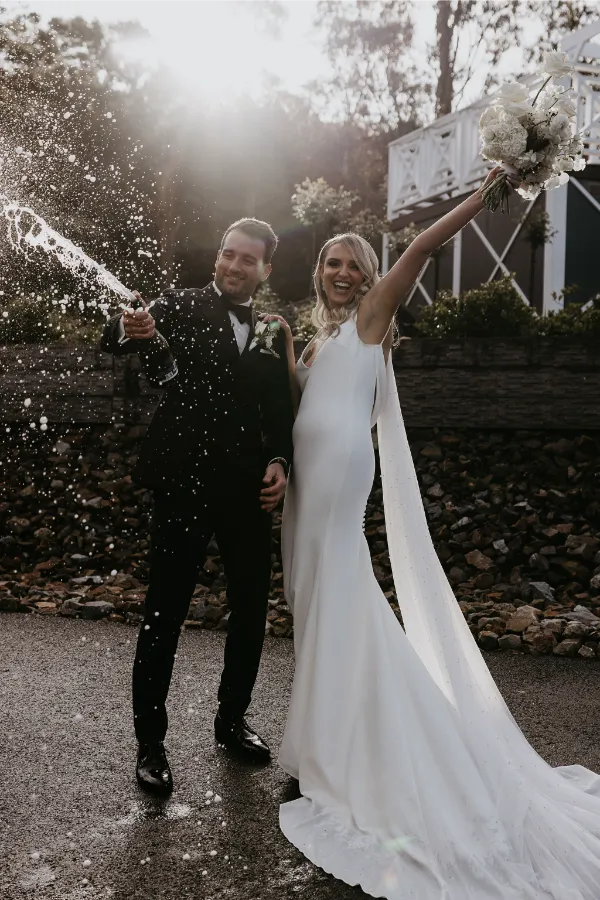 Wedding Champagne Photo