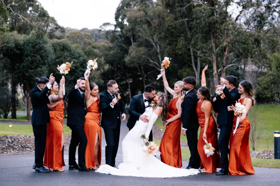 Bride and Groom Wedding Reception Entry