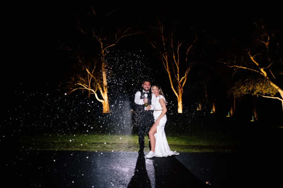 Wedding Venue Night Time First Dance