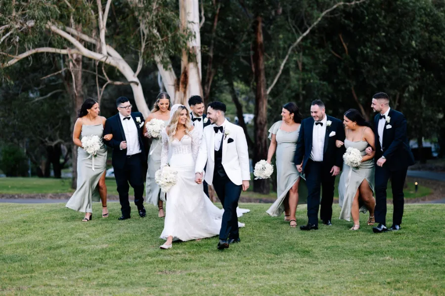 Melbourne bridal party
