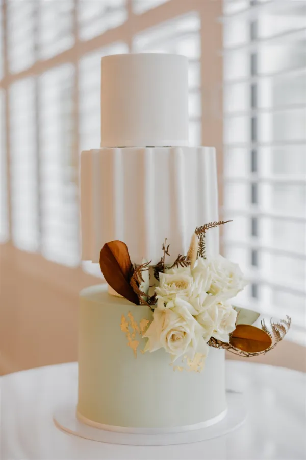 Asymmetrical Wedding Cake