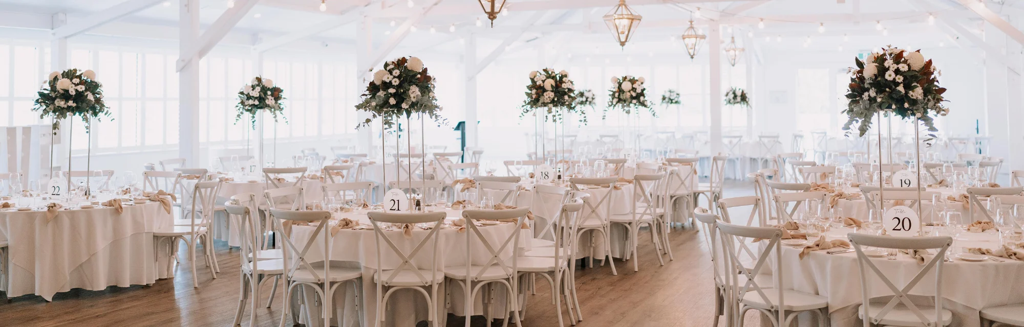 Banner - Light and Bright Wedding Reception Sit-Down