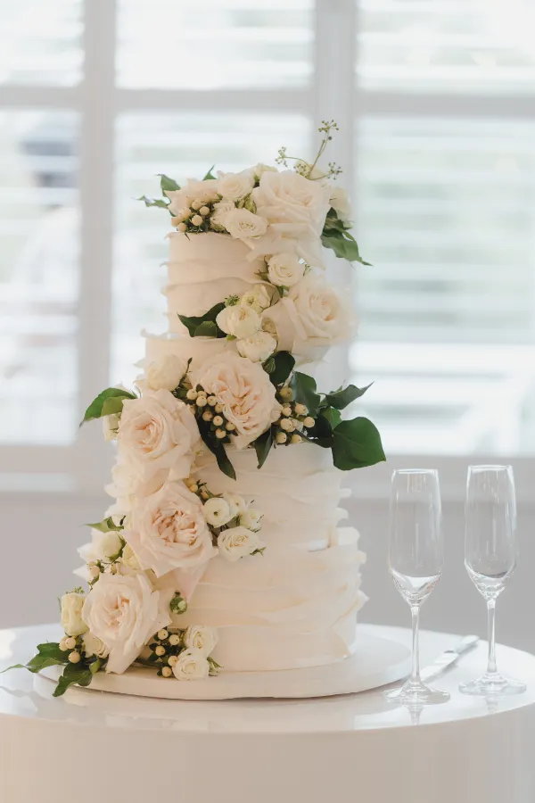 Floral Wedding Cake