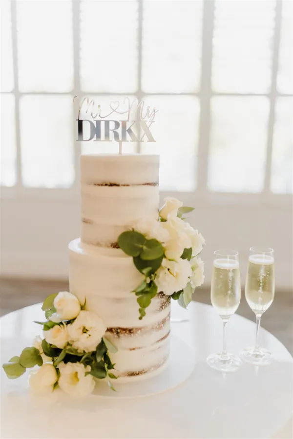 Naked Wedding Cake
