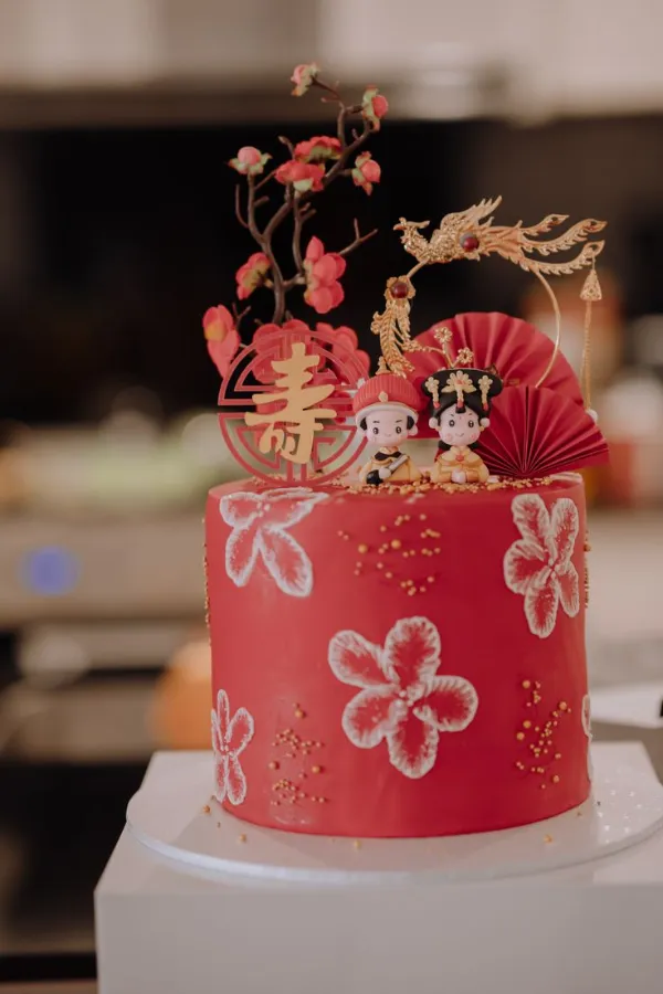 Oriental Wedding Cake