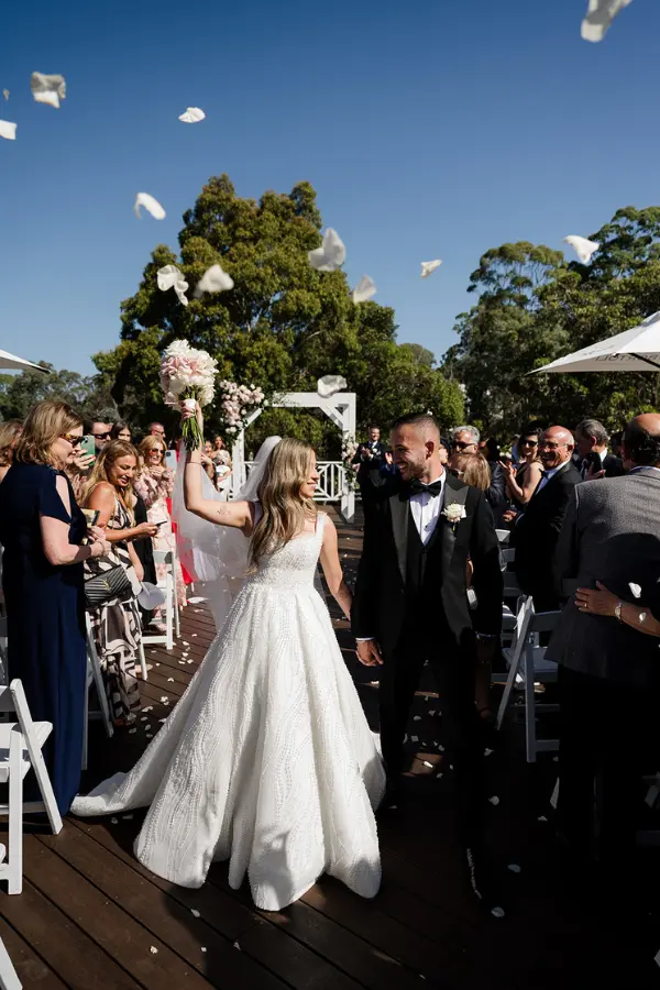 Wedding Ceremony Exit Outdoor Yarra Valley