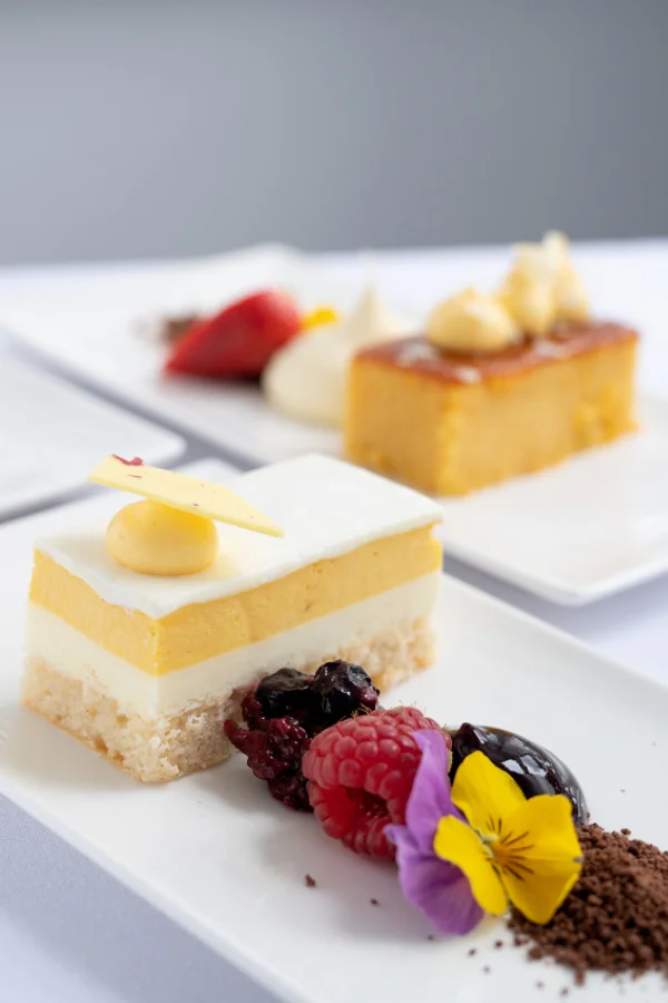White Chocolate & Mango Mousse Wedding Dessert