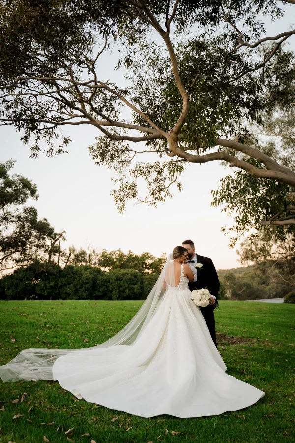 Yarra Valley Bridal Photo Sunset