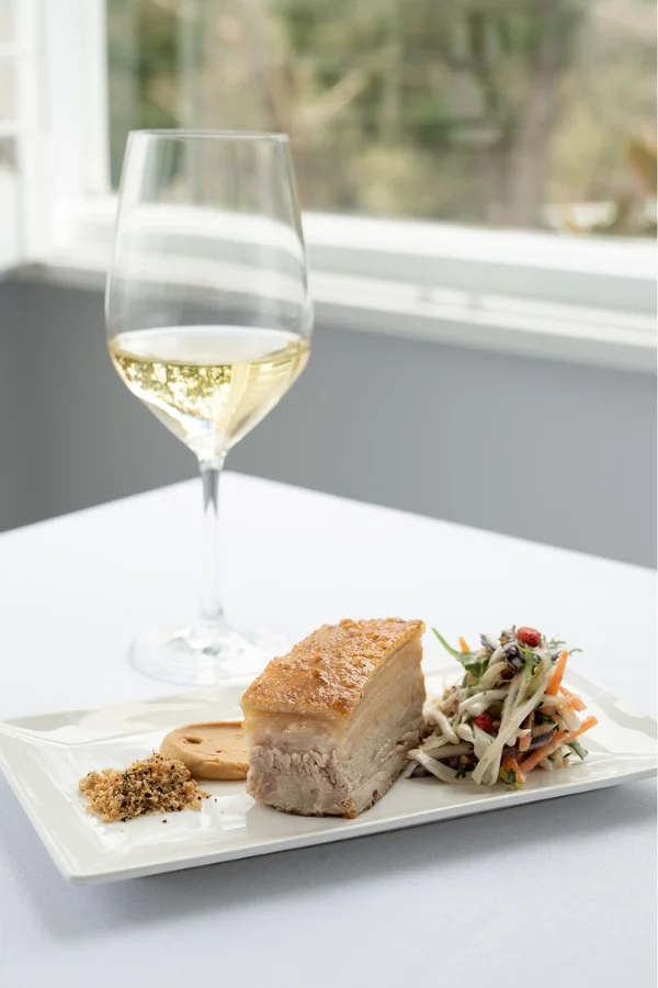 Crispy Pork Belly Wedding Entree