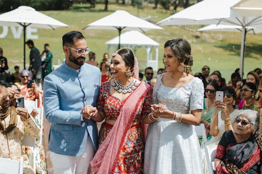 Hindu Wedding Ceremony Melbourne Entrance