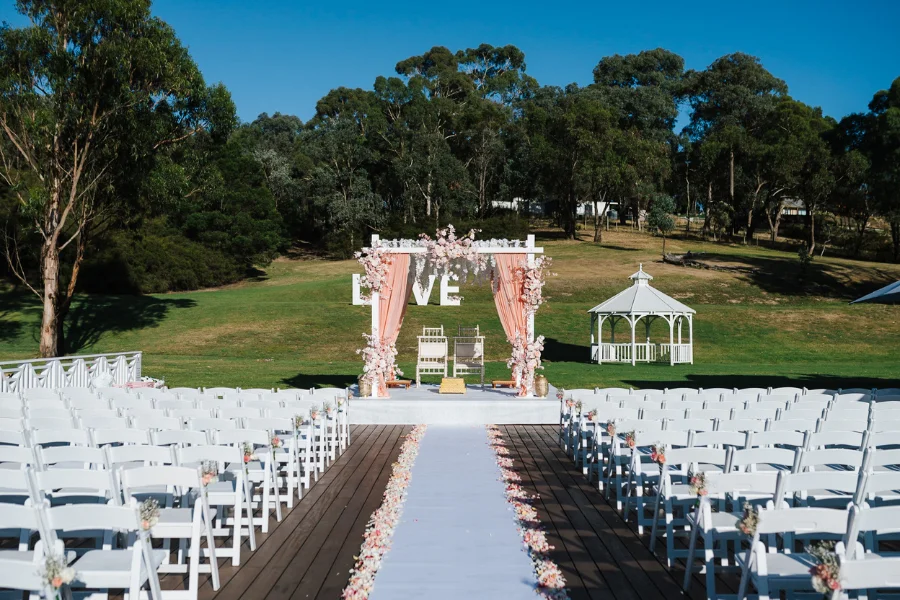 Mandap Hindu Ceremony Setup Yarra Valley