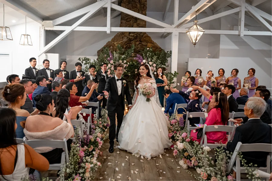 SS - Rustic Wedding Ceremony Indoor Exit