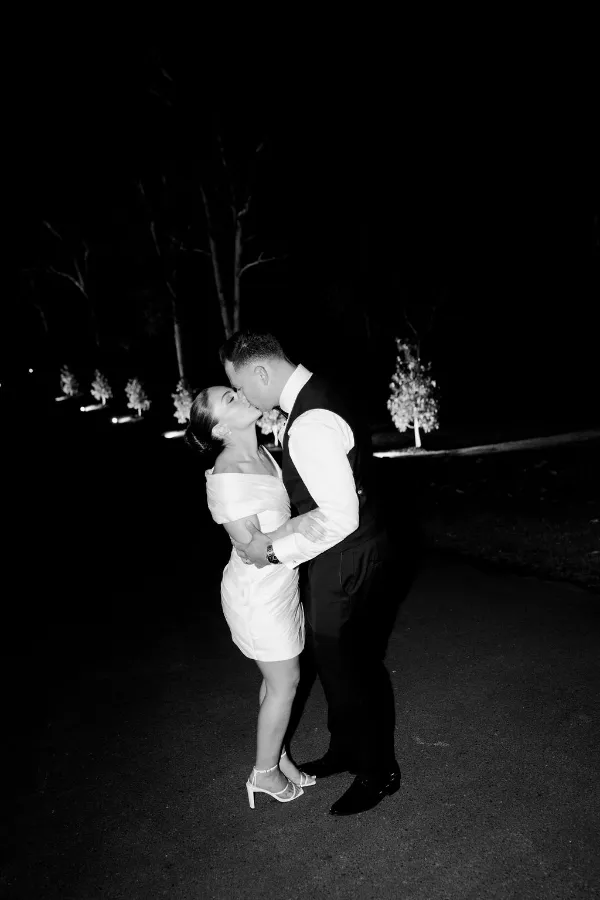 Sparkler Farewell Wedding