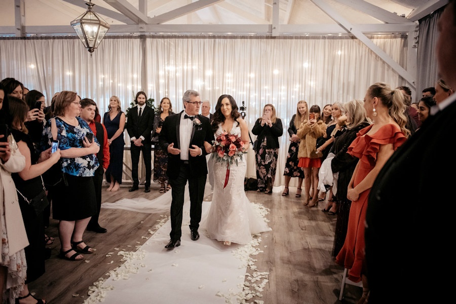 Melbourne Indoor Wedding Ceremony - Bramleigh Estate r2