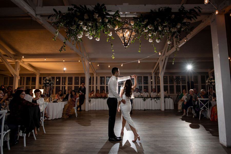 Receptions for weddings first dance