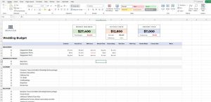 Wedding Budget Template