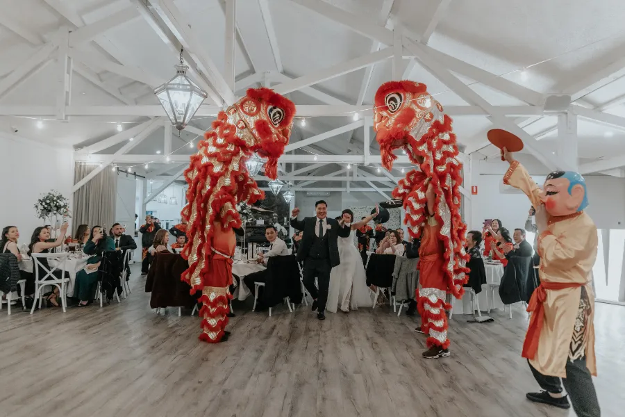 Lion Dancers Wedding Melbourne