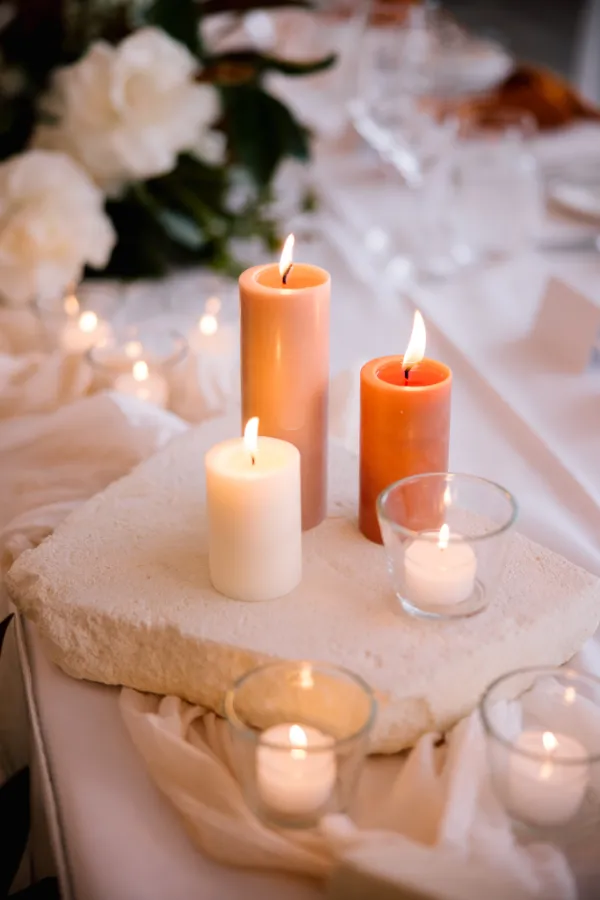 Bridal Table Candles