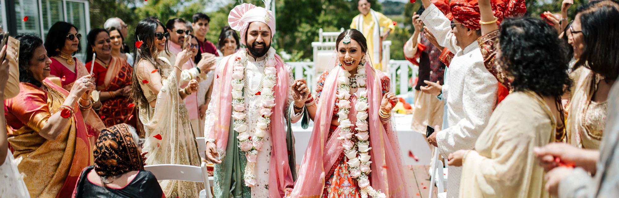 Banner - Hindu Wedding Ceremony Exit