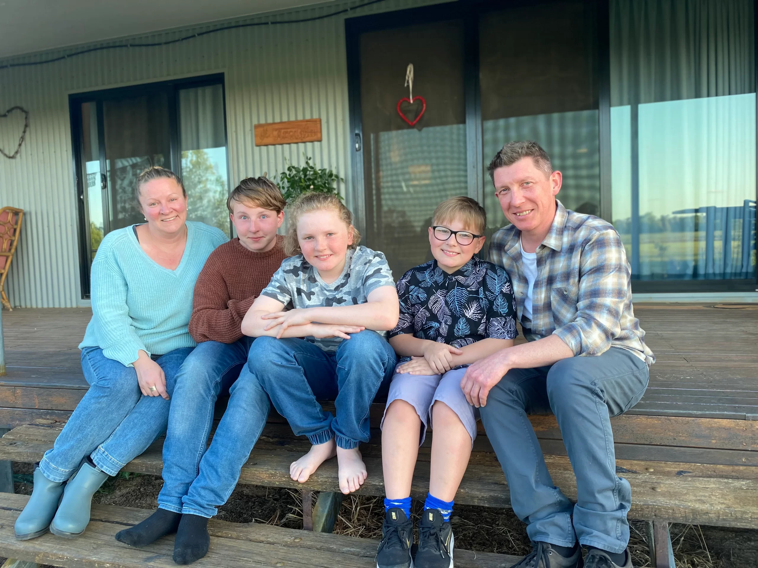 Bramleigh Estate General Manager David and family Bramleigh Estate General Manager David and family
