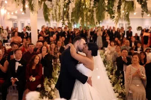 Romantic Indoor Wedding Ceremony