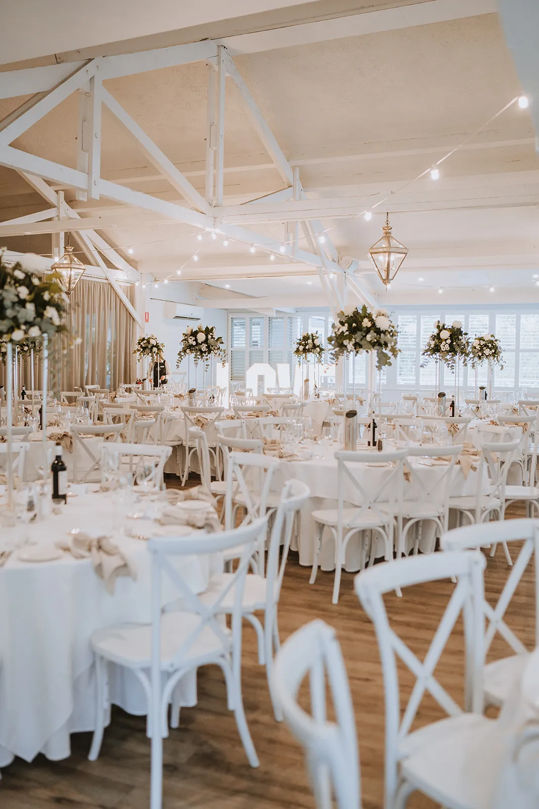 European wedding venue melbourne reception room at Bramleigh Estate